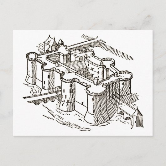 Bastille-Gefängnis in Paris Postkarte (Vorderseite)