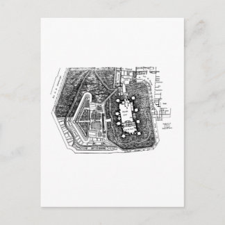 Bastille Karte von 1798