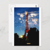 Bastille Postkarte (Vorne/Hinten)