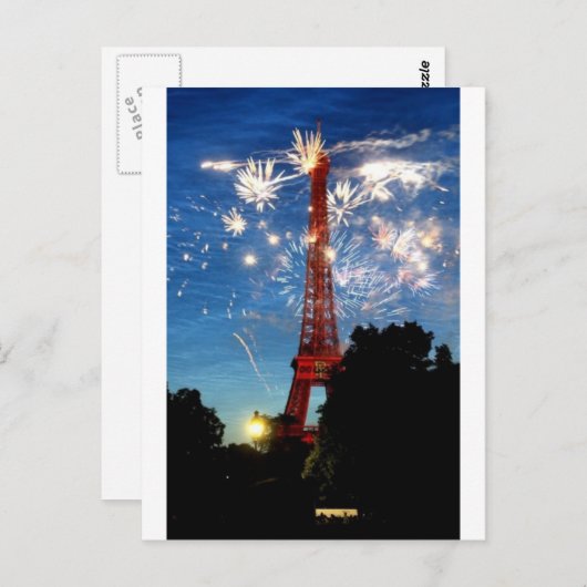 Bastille Postkarte (Vorne/Hinten)