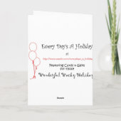 Bastille-Tag am 14. Juli Karte (Rückseite)