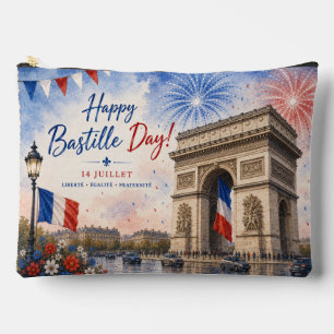 Bastille-Tag Arc de Triomphe Paris Frankreich Feue Zubehörtasche