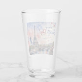 Bastille-Tag Eiffelturm Seine Feuerwerk Glas (Rückseite)