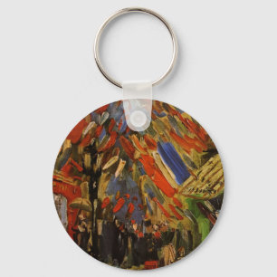 Bastille-Tag in Paris von Vincent van Gogh Schlüsselanhänger