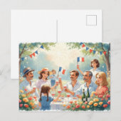 Bastille-Tag Postkarte (Vorne/Hinten)