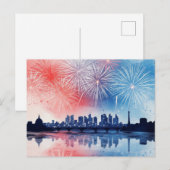 Bastille-Tag Postkarte (Vorne/Hinten)