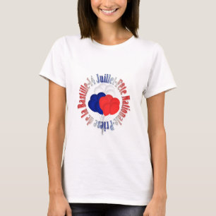 Bastille-Tag steigt Frauen-T - Shirt im Ballon auf