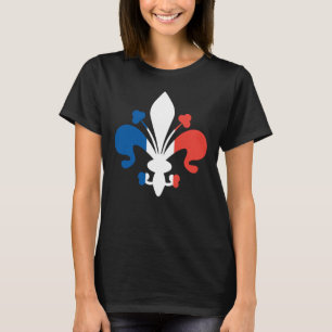 Bastille-Tagesfranzose-Patriot Fleur de Lys T-Shirt