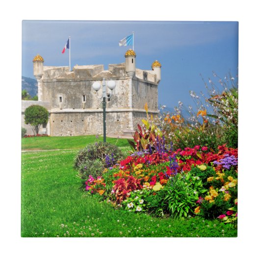 Bastion Menton in Frankreich Fliese (Vorderseite)