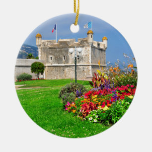 Bastion Menton in Frankreich Keramikornament