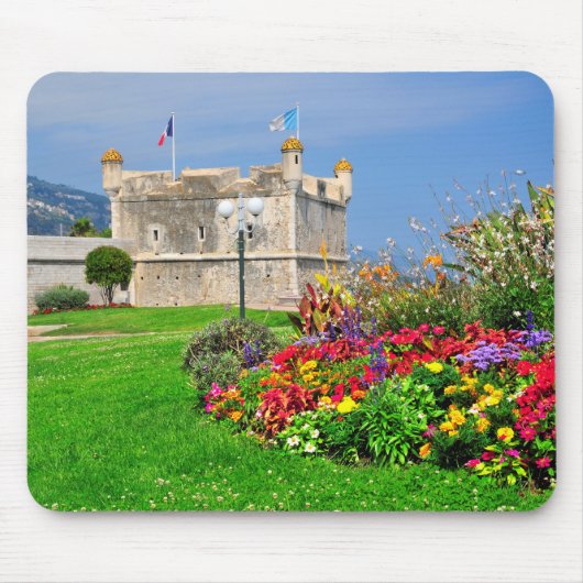 Bastion Menton in Frankreich Mousepad (Vorne)