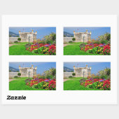 Bastion Menton in Frankreich Rechteckiger Aufkleber (Blatt)