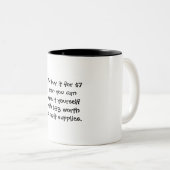 Bastler Humor Tasse Kaffeetasse (VorderseiteRechts)