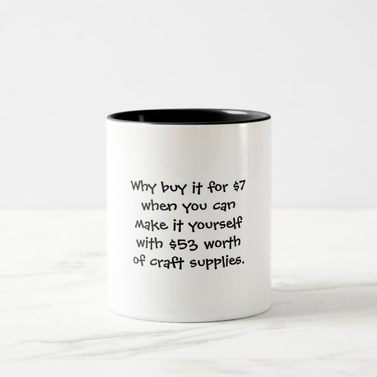 Bastler Humor Tasse Kaffeetasse (Mittel)