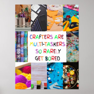 Bastler sind Multitasker. Poster