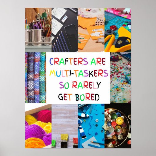 Bastler sind Multitasker. Poster (Vorne)