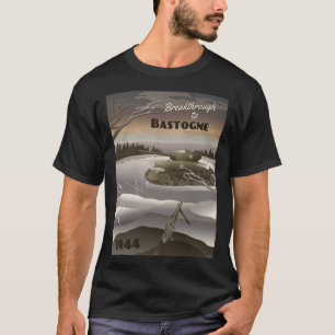 Bastogne 1944 - Schlacht beim Bulge Travel Poster T-Shirt