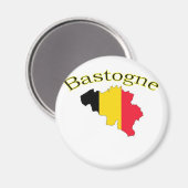 Bastogne, Belgien Magnet (Vorderseite/Rückseite)