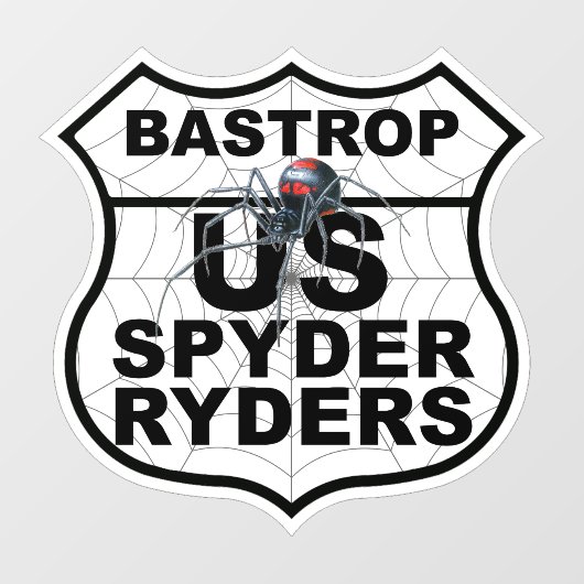 Bastrop TX Kapitel - Aufkleber Kapitel Logo (Blatt)