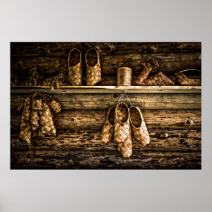 Bastschuhe zum Verkauf Poster