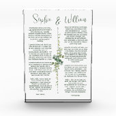 BASWOOD VOWS FOTOBLOCK (Vorderseite)