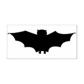 Bat 3 Silhouette Art Briefmarke Gummistempel (Prägung)