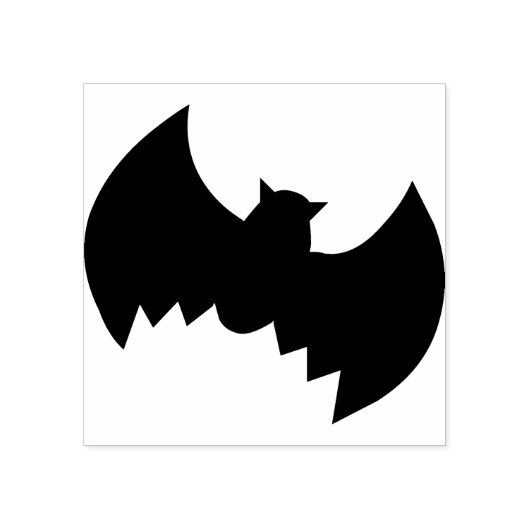 Bat 8 Silhouette Kunst Briefmarke Gummistempel (Prägung)