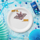 Bat A Boo Niedlich Bat Pappteller (Party)