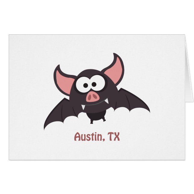 Bat - Austin, Texas (Vorderseite (Horizontal))