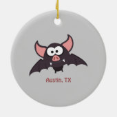 Bat - Austin, Texas Keramik Ornament (Hinten)