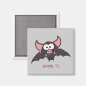 Bat - Austin, Texas Magnet (Vorderseite/Rückseite)