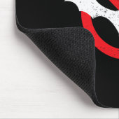 Bat Ban Halloween Vampire Spooky Mousepad (Ecke)