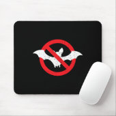 Bat Ban Halloween Vampire Spooky Mousepad (Mit Mouse)