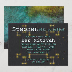 Bat Bar Mitzvah aus dieser Torah-Einladung Einladung