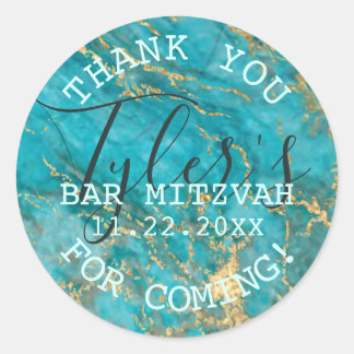Bat Bar Mitzvah aus dieser Welt Runder Aufkleber