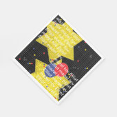 Bat Bar Mitzvah Game auf Napkins Serviette (Ecke)