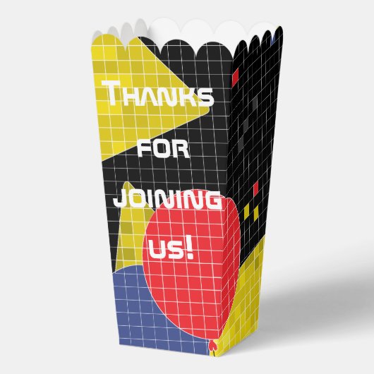 Bat Bar Mitzvah GAME ON Lining Gefälligkeitsboxen Geschenkschachtel (Vorderseite)