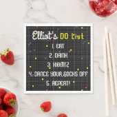 Bat Bar Mitzvah Game On Serviette (Beispiel)