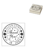 Bat Bar Mitzvah Logo Confetti Inking Kautschuk Bri Gummistempel (Stempel)