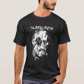 Bat Begins Scarecrow Face T-Shirt (Vorderseite)