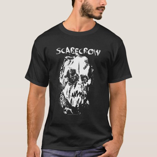 Bat Begins Scarecrow Face T-Shirt (Vorderseite)
