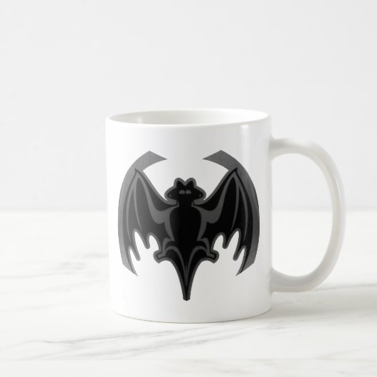 Bat Black Inv The MUSEUM Zazzle Geschenke Kaffeetasse (Rechts)