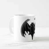 Bat Black Inv The MUSEUM Zazzle Geschenke Kaffeetasse (Vorderseite Links)