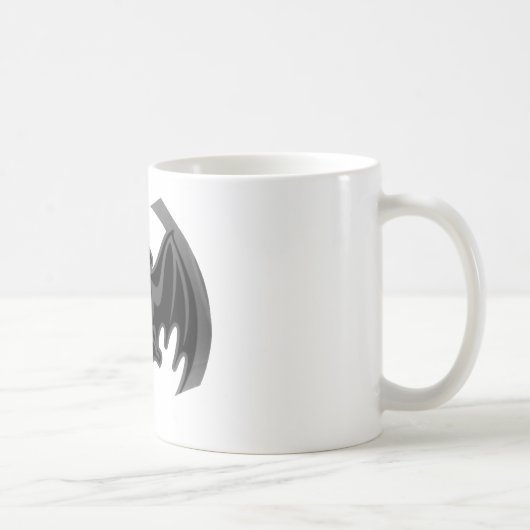 Bat Black Inv The MUSEUM Zazzle Geschenke Kaffeetasse (Rechts)