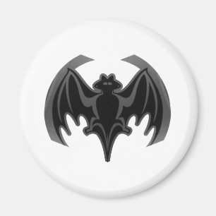 Bat Black Inv The MUSEUM Zazzle Geschenke Magnet