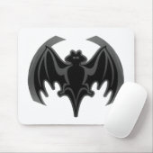 Bat Black Inv The MUSEUM Zazzle Geschenke Mousepad (Mit Mouse)