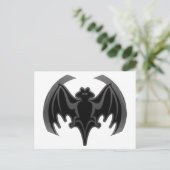 Bat Black Inv The MUSEUM Zazzle Geschenke Postkarte (Stehend Vorderseite)