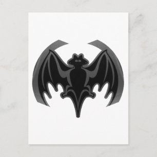 Bat Black Inv The MUSEUM Zazzle Geschenke Postkarte