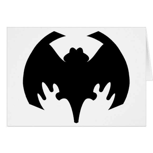 Bat Black The MUSEUM Zazzle Geschenke (Vorderseite (Horizontal))