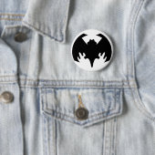 Bat Black The MUSEUM Zazzle Geschenke Button (Beispiel)
